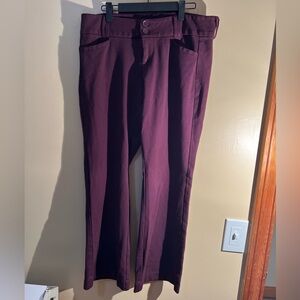 Women’s Studio By Torrid Burgundy Dress Pants Bootcut Size 12